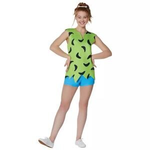 Adult Pebbles  Costume Top w necklace